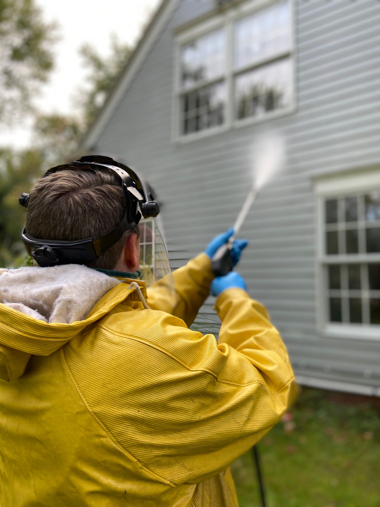 Freshly painted home exterior by Hillis Brothers in Jacksonville